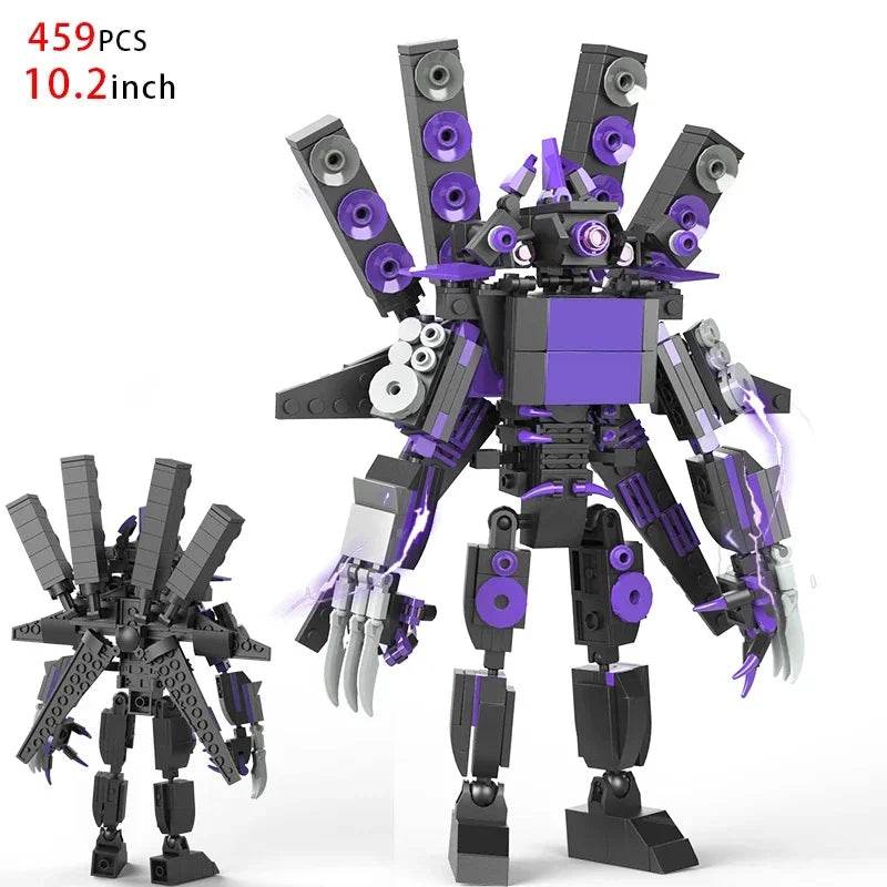 Moc Skibidi Toilet Action Figures Model Building Blocks Toys - ToylandEU