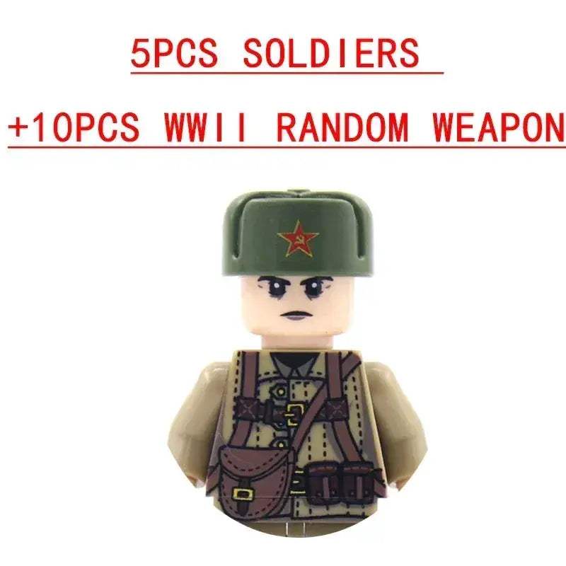 Lego Compatible Military Building Blocks Set With Weapons - ToylandEU