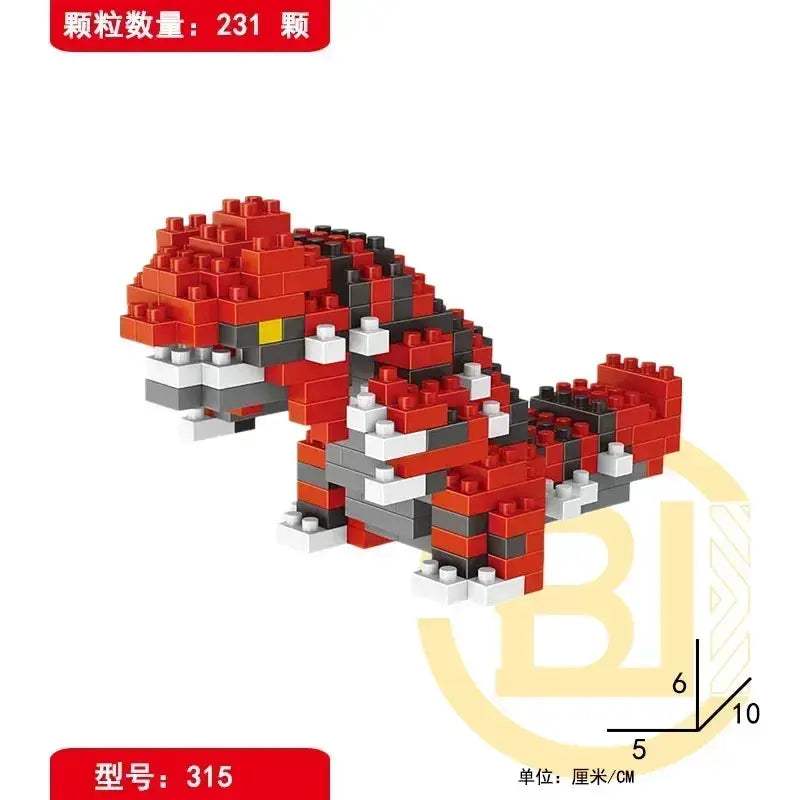 Pokemon Blocks Set Lego Compatible Pikachu Charizard Eevee Mewtwo - ToylandEU