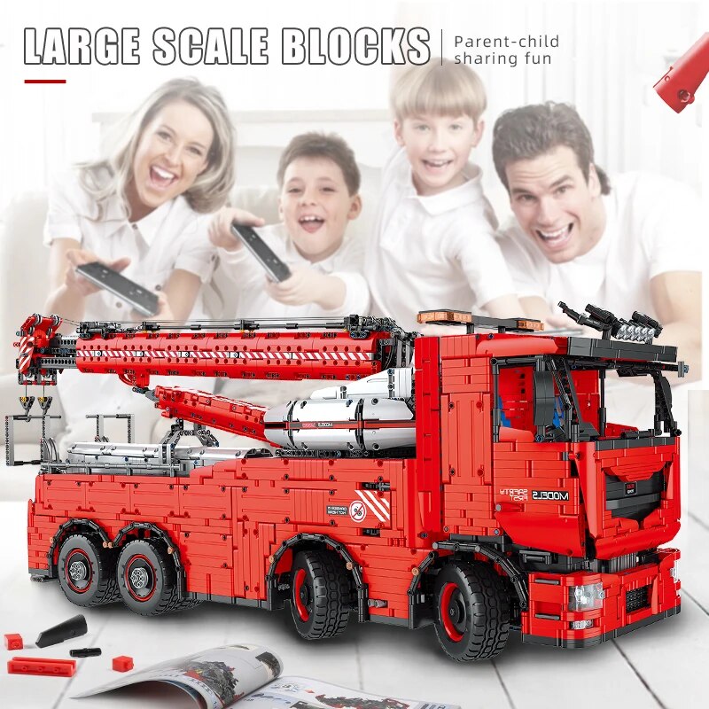 RC Tow Truck Building Blocks for Kids - Mould King Engineering Vehicle Model