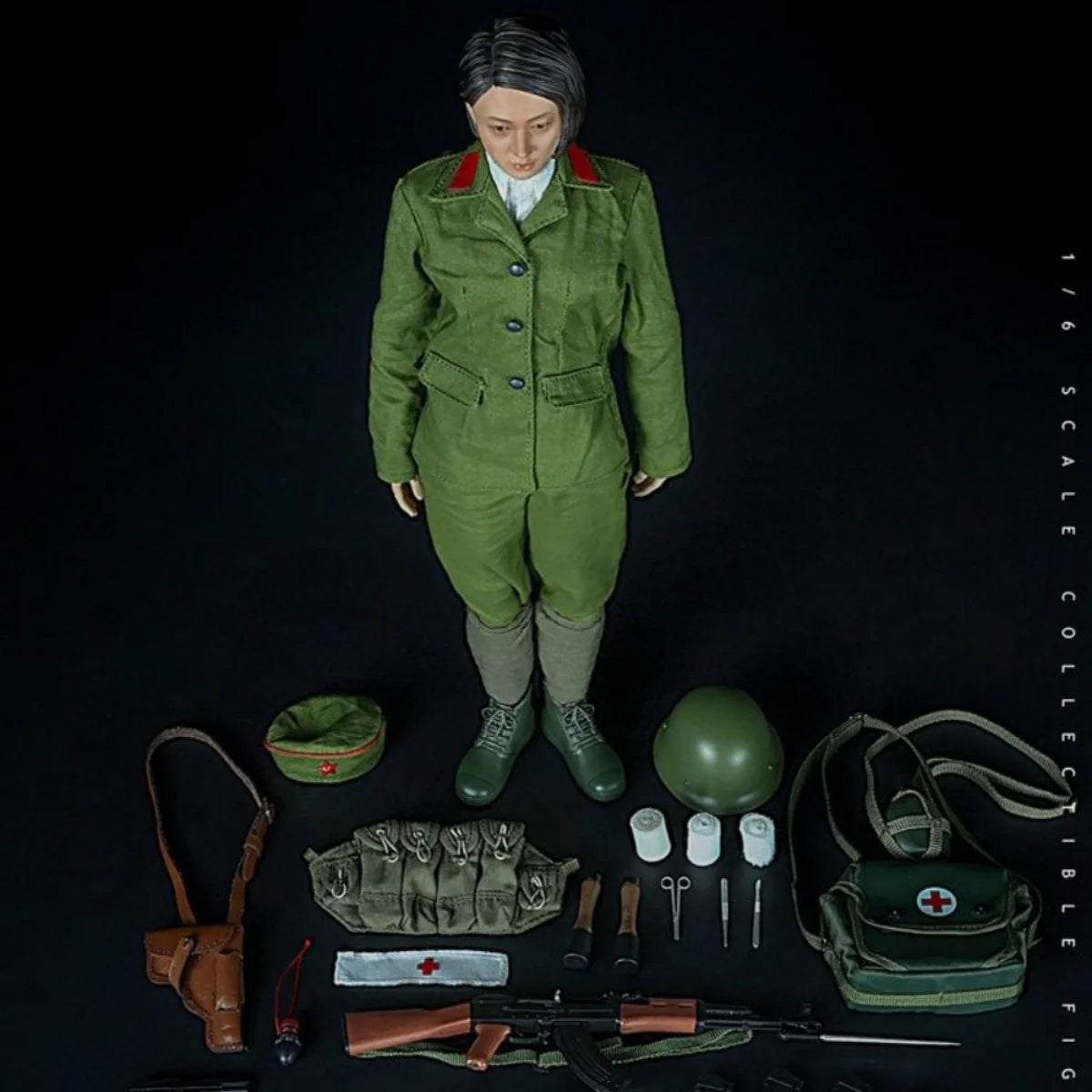 Action Figure Set | 1/6 Scale | Female Soldier Health Worker Full Set | 12 Inch