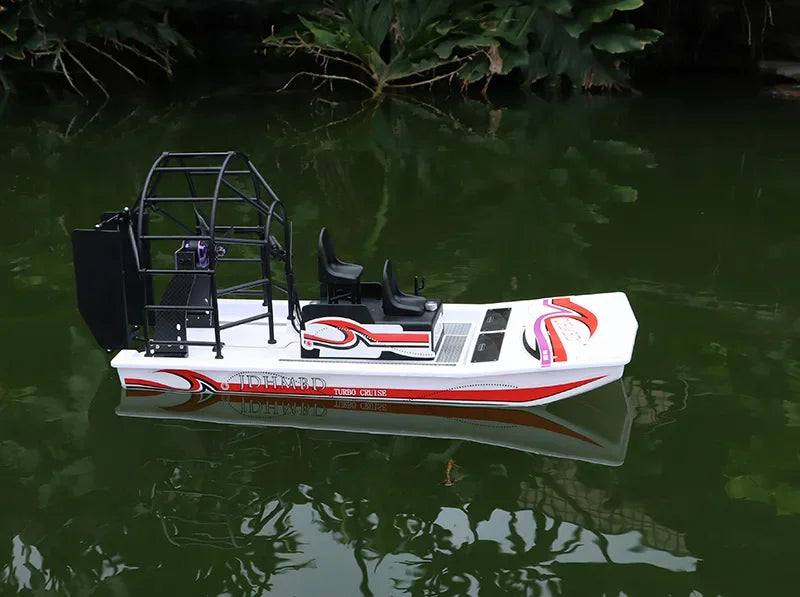 RC JDHMBD GARTT High-Speed Swamp Dawg RC Boat - Turbo Cruise Brushless Remote Control 2-Channel Watercraft