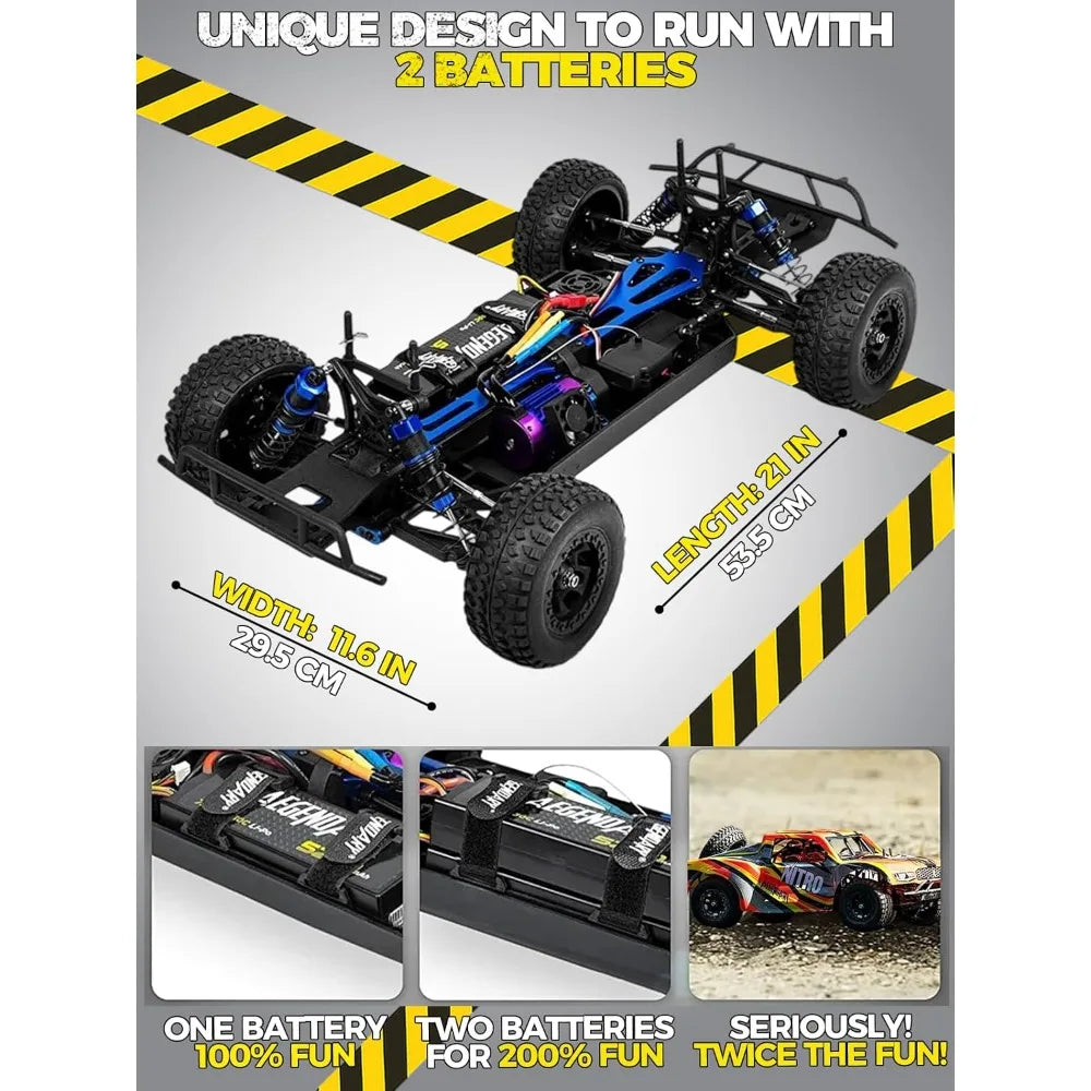1/8 Scale 4WD Brushless RC Monster Truck 40MPH Off Road