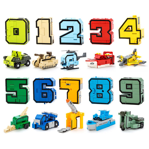 Besegad Kids Assembled 26 Letter A-Z Alphabet Deformation Robot - Educational Transforming Toy ToylandEU.com Toyland EU