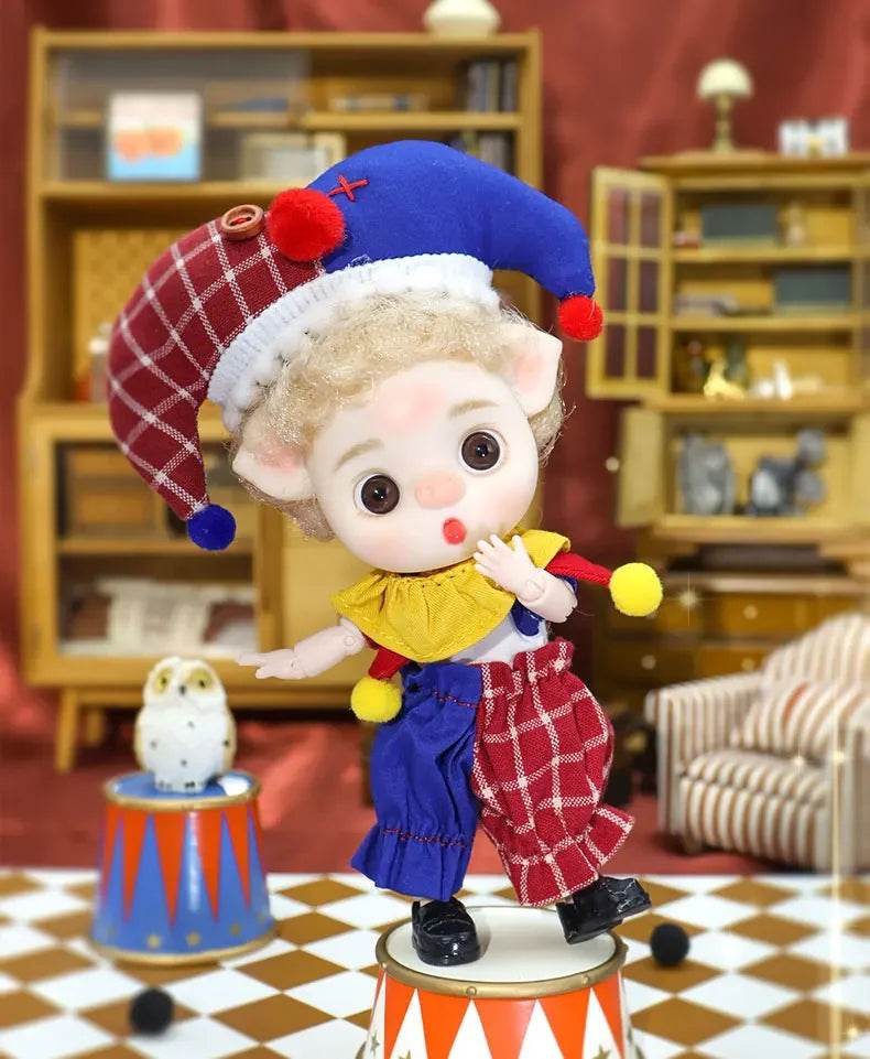 Ob11 Bjd Doll Boy Pig Face Piggy Ball-jointed Mini Doll Gift - ToylandEU