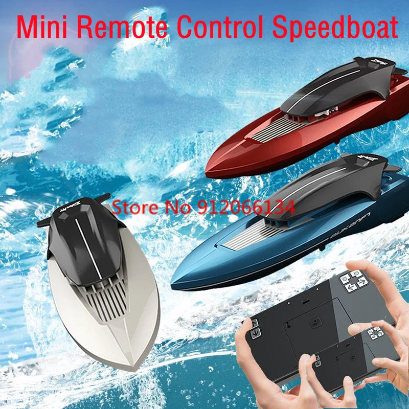 Mini Remote Control Speedboat for Multi-Player Competition with 2.4G Waterproof Technology