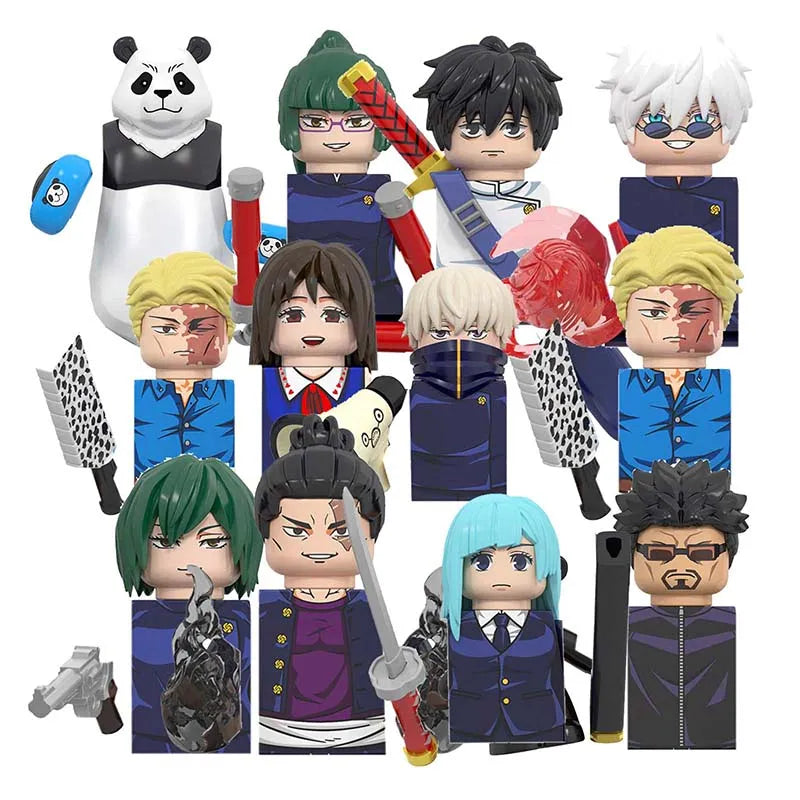 Jujutsu Kaisen Gojo Satoru Riko Orimoto Okkotsu Yuta Building Blocks - ToylandEU