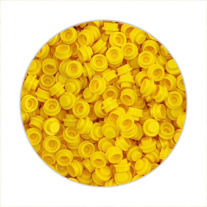 Building Block Plates | 1X1 Round Shape | Lego Compatible | Assorted Pack
