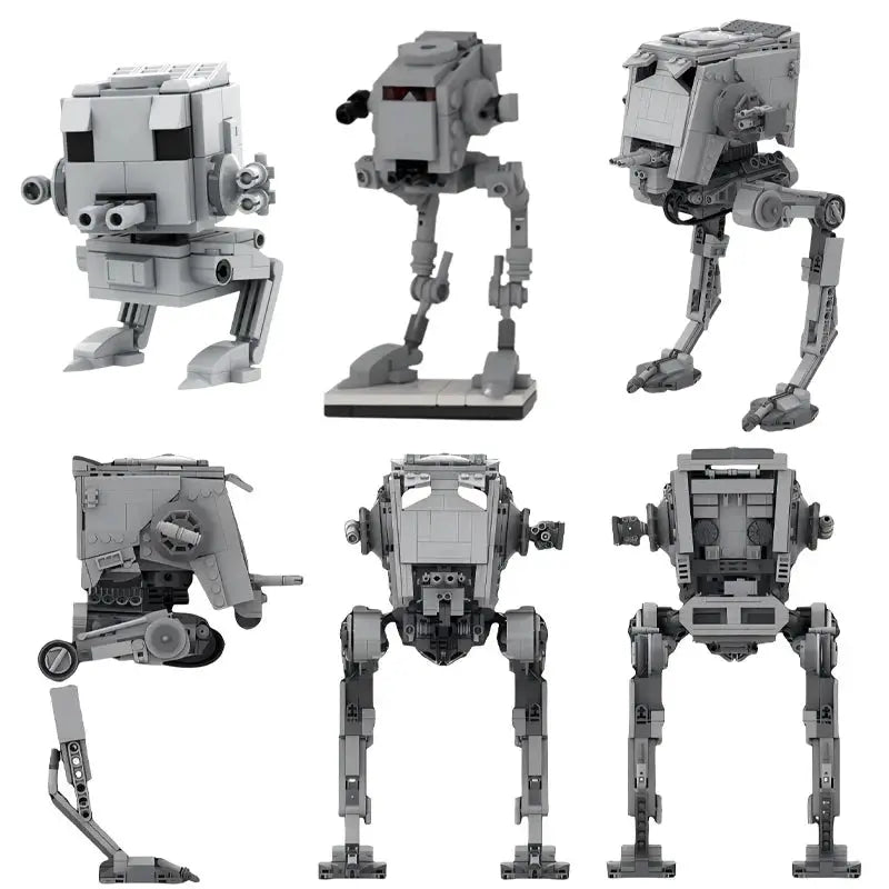 MOC Star Movie Series Space War Chicken Walker Armored AT-ST Empire Transport Building Blocks Mecha Model Boy Toys Birthday Gift - ToylandEU