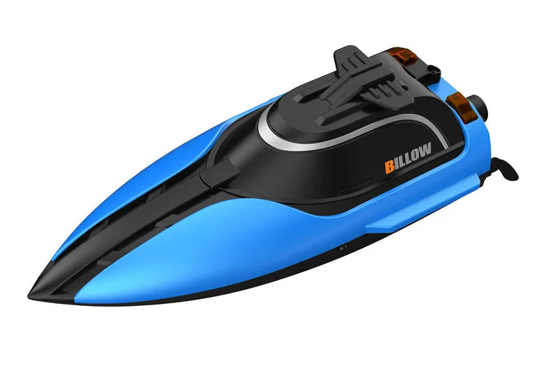 RC High-Speed Waterproof RC Racing Boat - 25Km/h Remote Control Speedboat with Water Cooling System for Kids