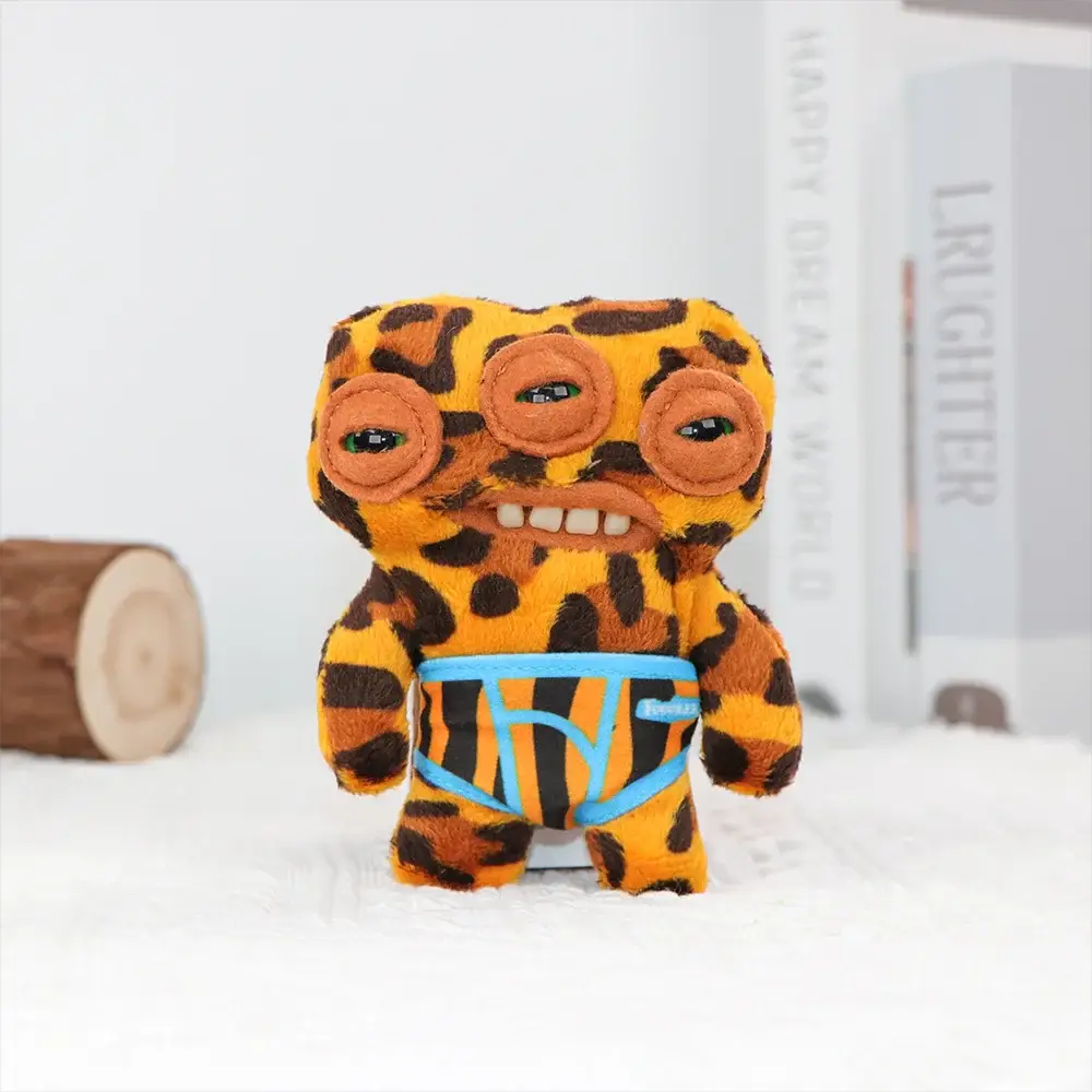 Fuggler Ugly Monster Original Keychain Pendant Doll Funny Teeth Monster Count Underoo McGoo Pink Rabid Rabbit 12-14cm Toy Gift - ToylandEU