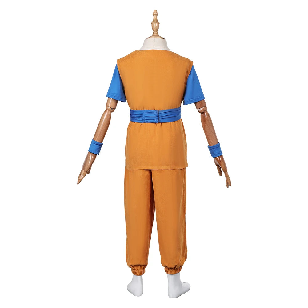 Anime Son Goku Cosplay Kids Costume - Perfect for Halloween, Parties & Role-Play Adventures