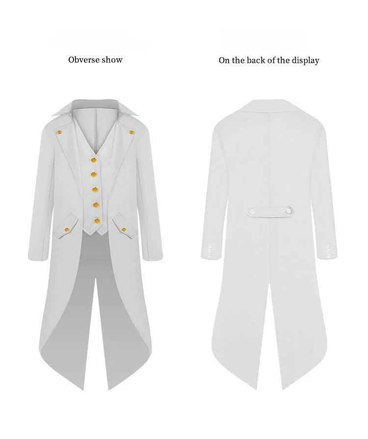 Gothic Cotton Tailcoat | Cosplay Ready | Toylandeu™