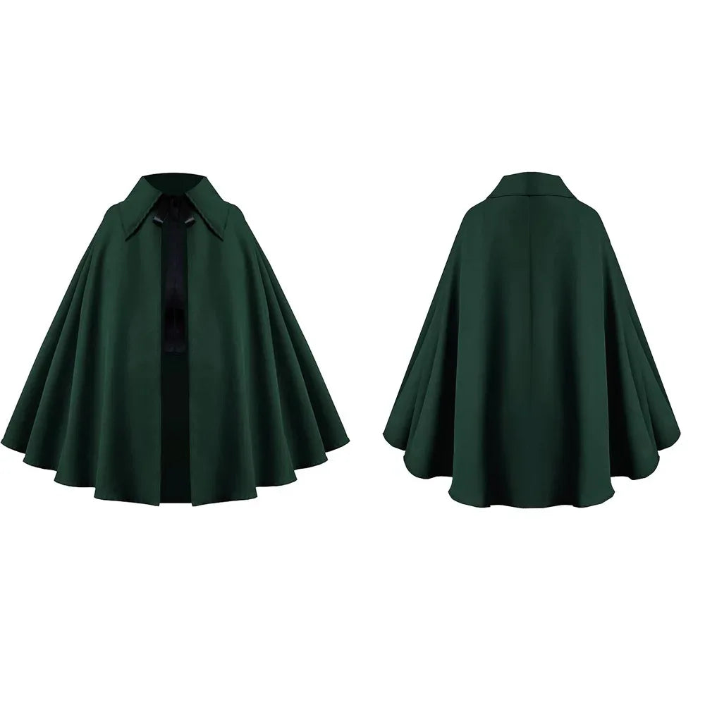 Authentic Medieval Cloak Cosplay Cape Costume For Women - ToylandEU