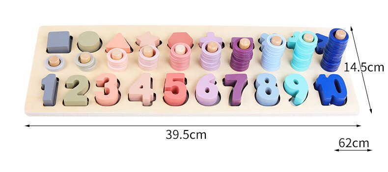 Montessori Educational Wooden Toys for Teaching Math and Pedagogy to Children 1 Year and Up - Toyland EU