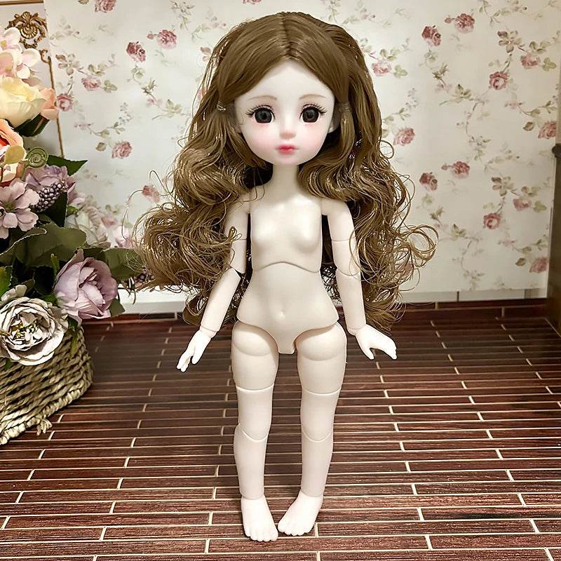 Dolls For Girls Ball Jointed Doll Toys Bjd 30cm Blue Eyes - ToylandEU
