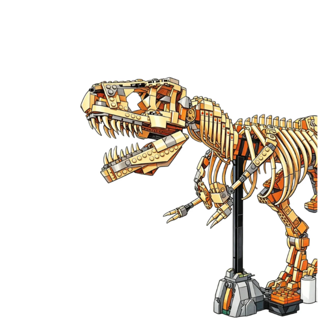 Dinosaur Building Block Set | 3145 Pieces | T-Rex Skeleton Model | Gift for Kids
