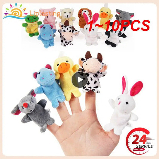 Animal Finger Puppet Toys Set for Kids - ToylandEU