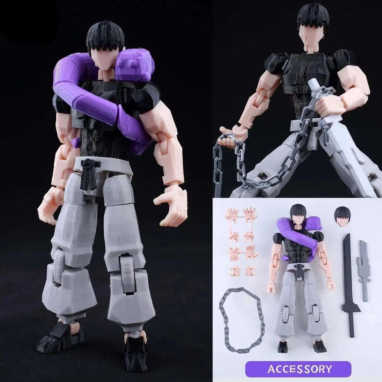 Jujutsu Kaisen 3D Printed Anime Figurine, Gojo Satoru Toji Yuji Sukuna Mahoraga Yuta