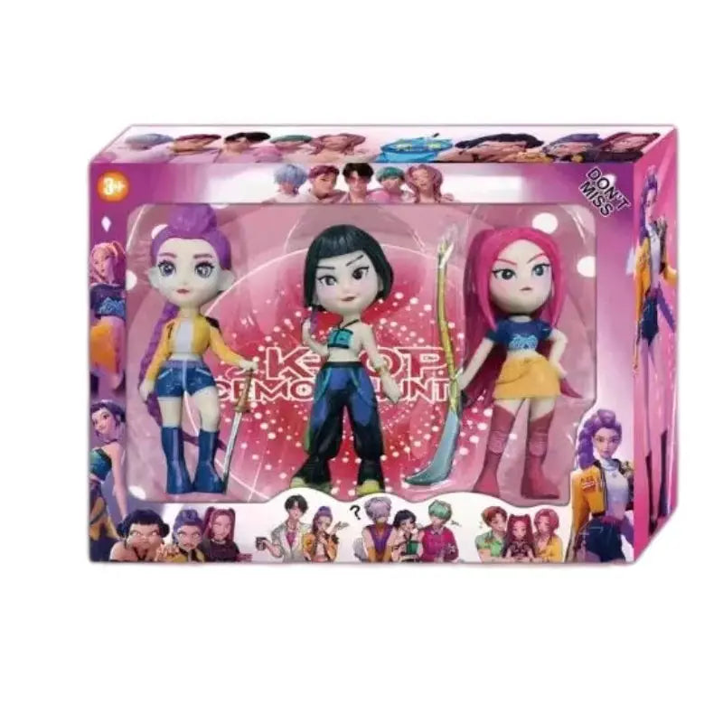 New 2026 KPop Demon Hunters Lumi Zoe Milla Doll PVC Model Toy Desktop Display Decoration Collection Gift for Fans. toysfor girls - ToylandEU