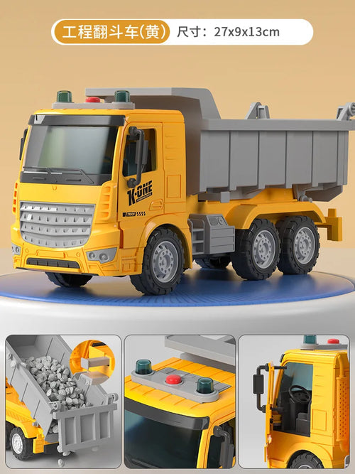 Large Engineering Mixer Truck Simulation Toy Set for Boys ToylandEU.com Toyland EU