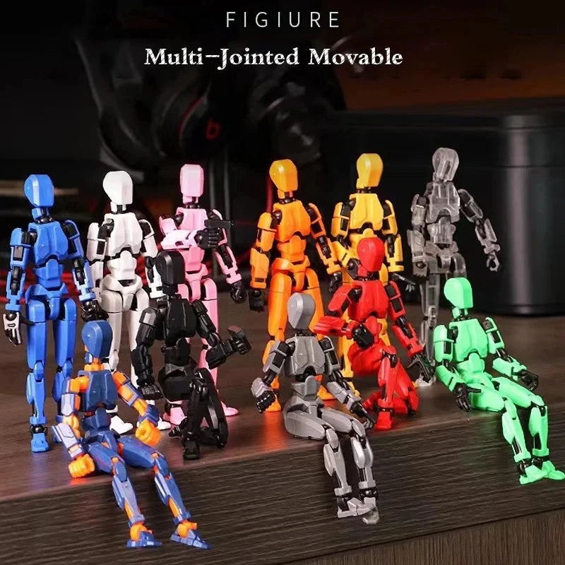 Versatile 3D Printed Transforming Robot Action Figure for Kids