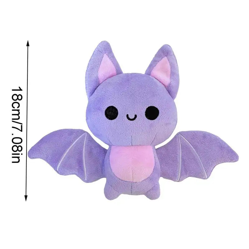 Kawaii 18cm Bat Plush Toy - Cute Stuffed Animal for Halloween Gifts