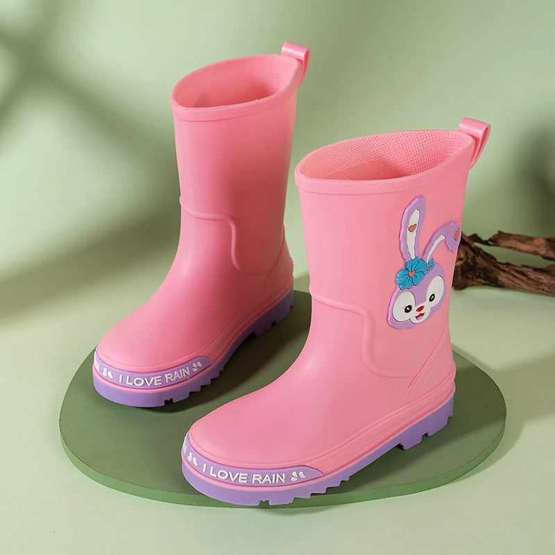 Kids Rain Boots | Waterproof | Non Slip | Toddler Girls