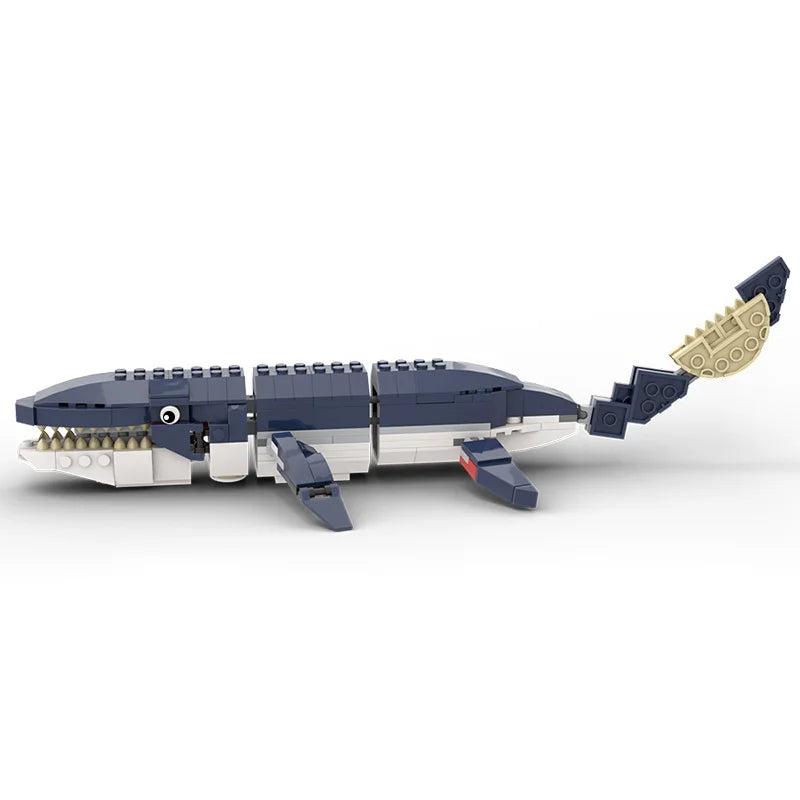 Prehistoric Sea Creatures Building Blocks Set with Shark Gear - ToylandEU