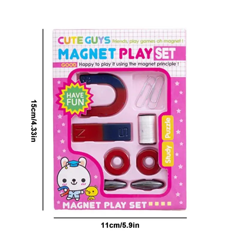 Magnets Set for Basic Physics Learning and Science Experiments - ToylandEU