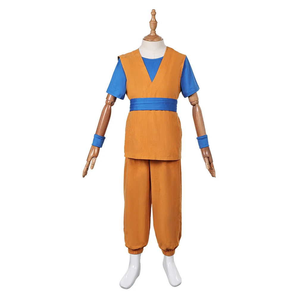 Anime Son Goku Cosplay Kids Costume - Perfect for Halloween, Parties & Role-Play Adventures