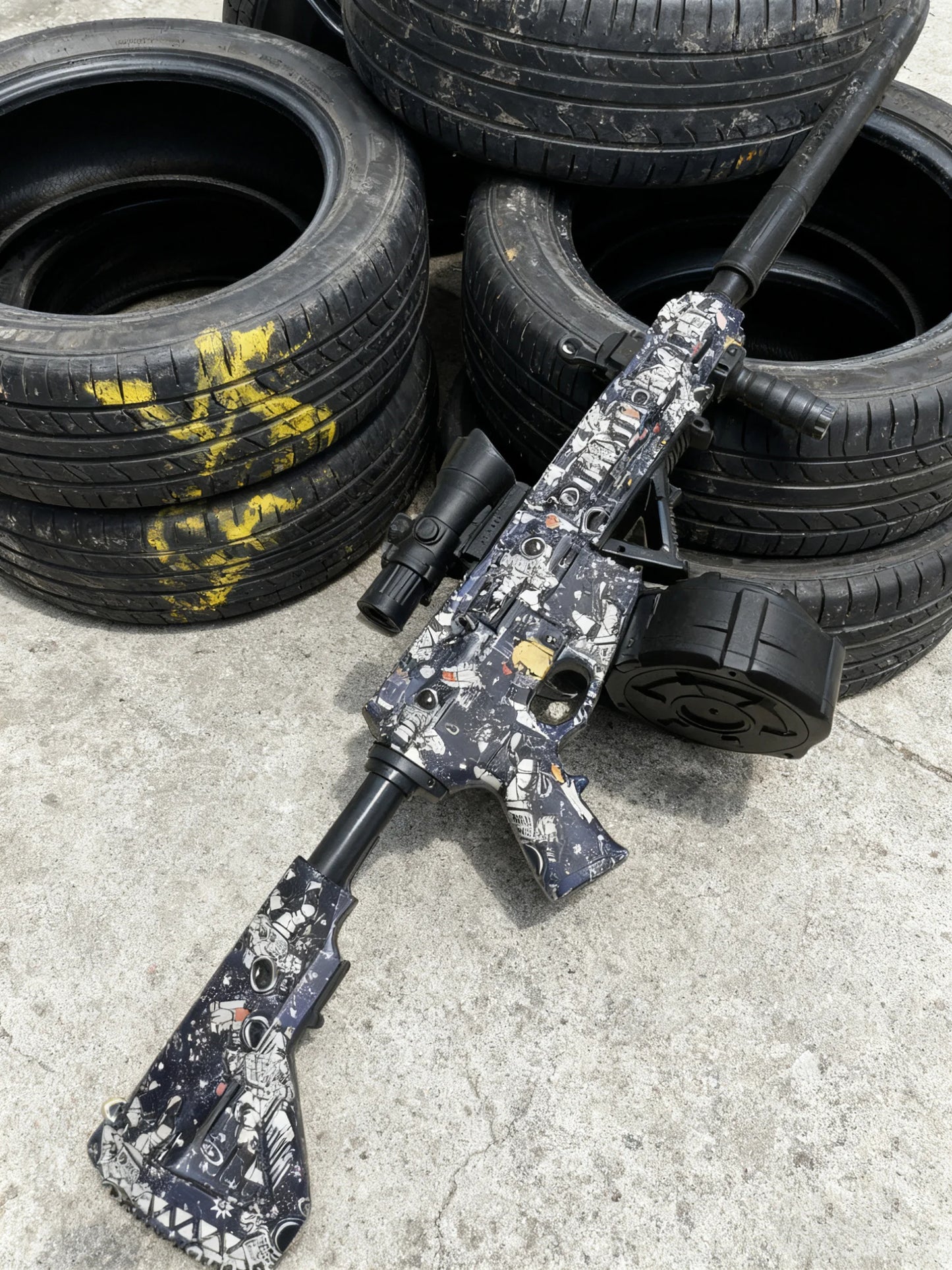 Gel Blaster | M416 Model | 20m Range Auto Electric | Adults