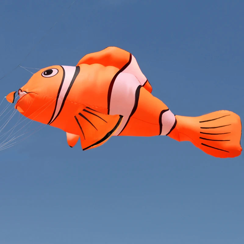 3D Inflatable Clownfish Hanging Kite - Outdoor Power Kite - ToylandEU