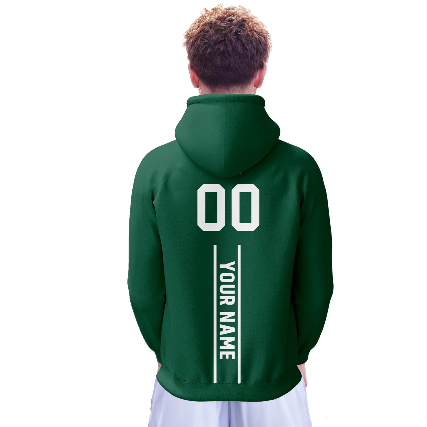 Personalized 3D Printed New York Football Hoodies - Custom Name & Number Sweatshirts for Men, Women, and Youth Fans