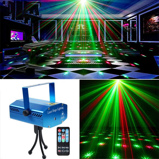 LED Stage Light | Sound Activated | Remote Control | Wide Beam | Outdoor Party