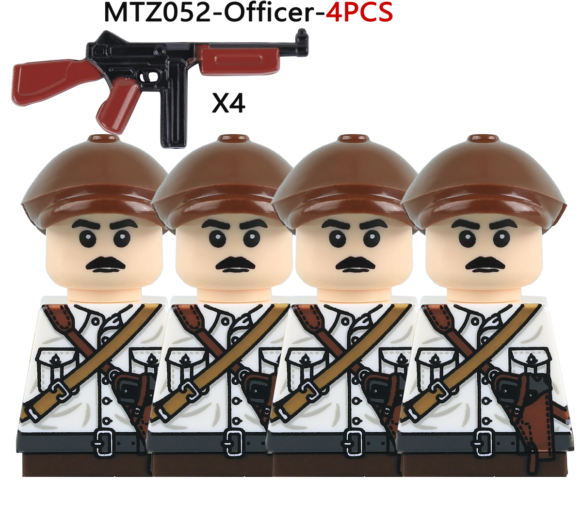 French Infantry Brick Set | WW2 Military Gear | Armor And Gun Kit | Kids Gift