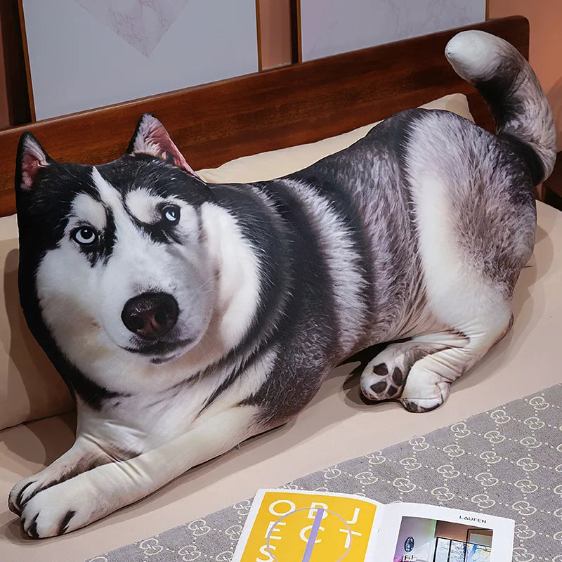 Plush Husky Dog | Thick Cotton Padding | Toylandeu™