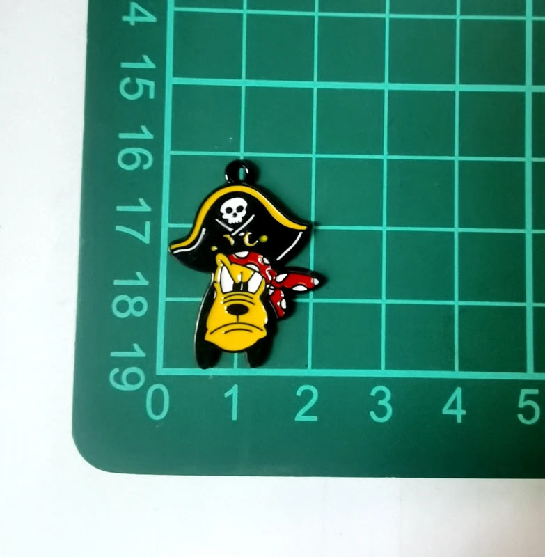 Halloween Pendant Charms | Metal | Keychain DIY | 10 Pieces