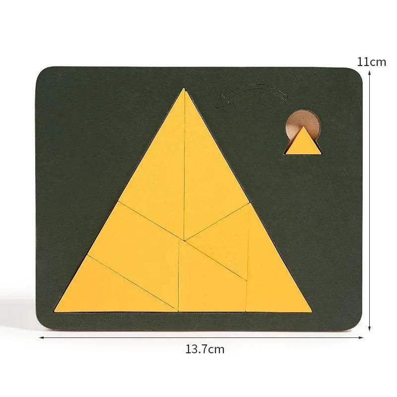 Wooden Tangram Puzzle Educational Toy Boosts Spatial Skills - ToylandEU