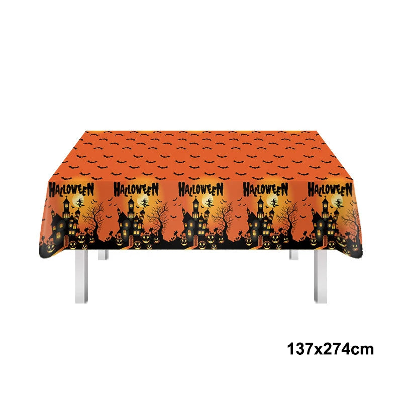 Halloween Party Tableware | Paper Disposable | Plates Cups | Birthday Decor