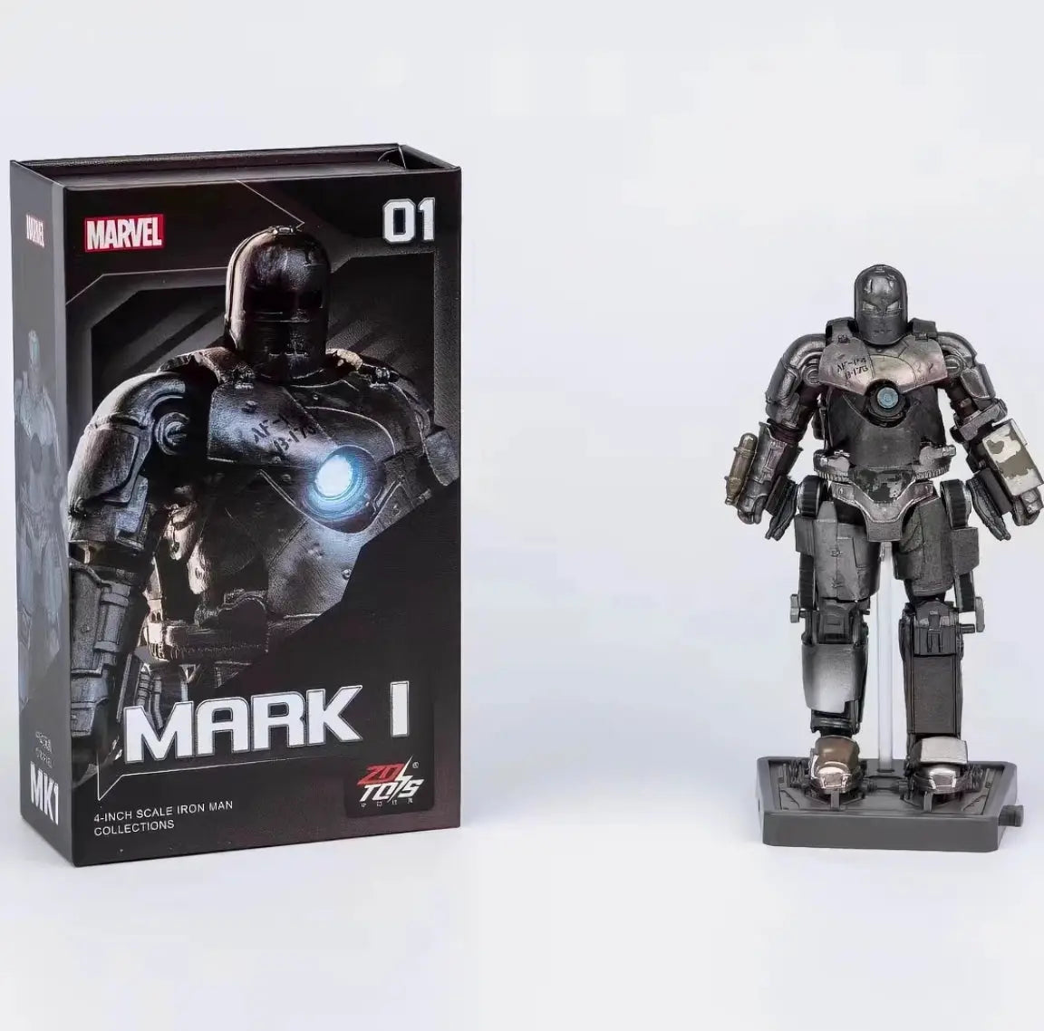 Original ZD TOYS Marvel Legends Series IRON MAN MK1/2/3/4/5 Base Plate Set Action Figure Toys Model Gift - ToylandEU