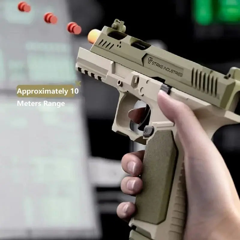Toy Gun | Range 8-10m | Manual Firing | Plastic Construction