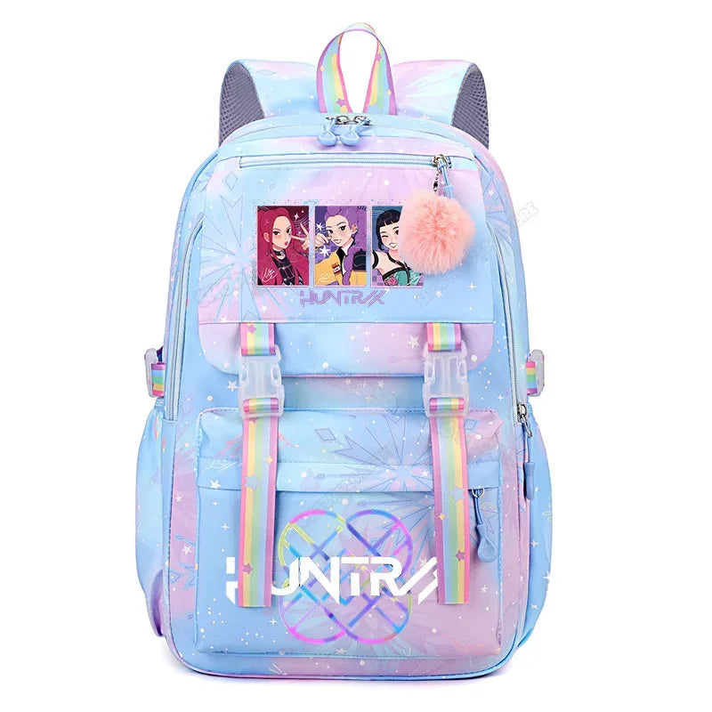 Anime Demon Hunters Backpack High Capacity With Cartoon Graphics - ToylandEU