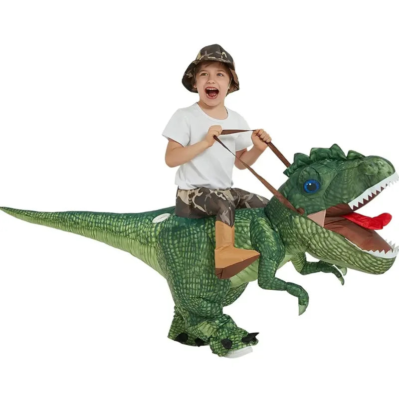 Roar into Fun: Inflatable T-Rex Costume for Halloween & Parties!