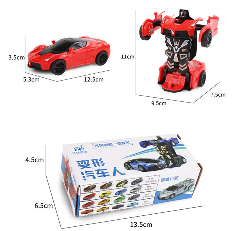 Adaptable Robot Toy Car Set - ToylandEU