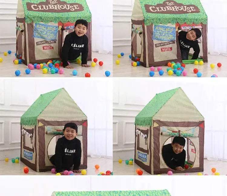 Portable Children Tent Cute Wigwam Folding Kids Tents Tipi - ToylandEU