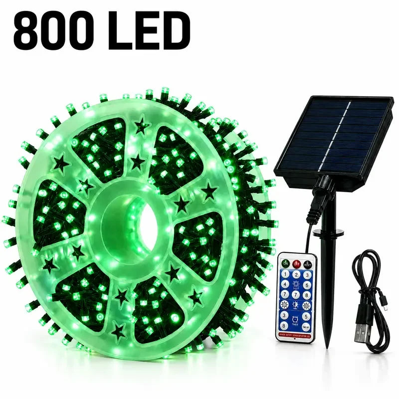 Halloween String Lights | 335 Ft 800 Led | Remote | Purple Orange Patio Decor