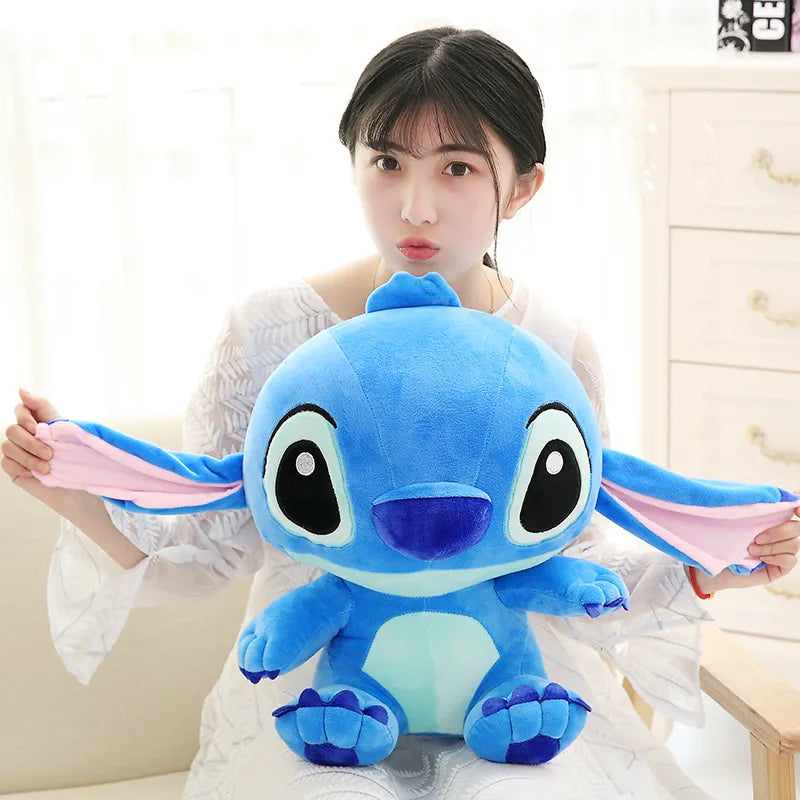 20-60cm Genuine Disney Kawaii Large Stitch Plush Toy Cute Anime Toyland EU