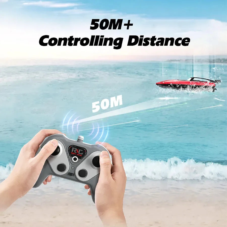 High Speed RC Racing Boat for Pool and Lake Adventures - ToylandEU