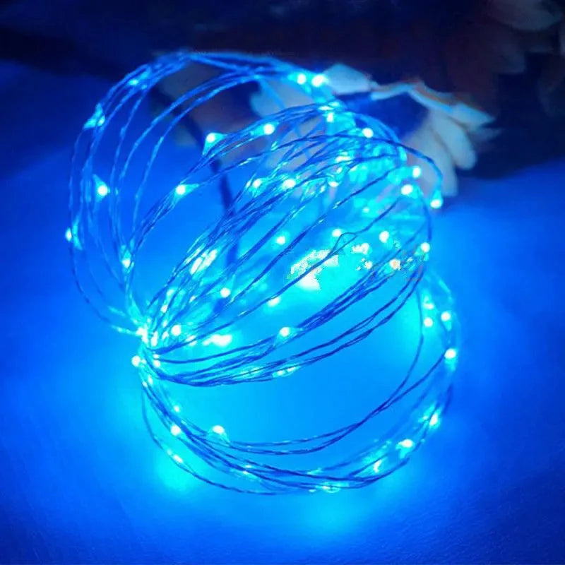 LED Fairy String Lights | Battery Powered | White | Indoor Outdoor Decor